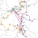1677-1686. Blue route: In the service of God