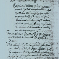 First page, Steensen's Schwerin prayerbook