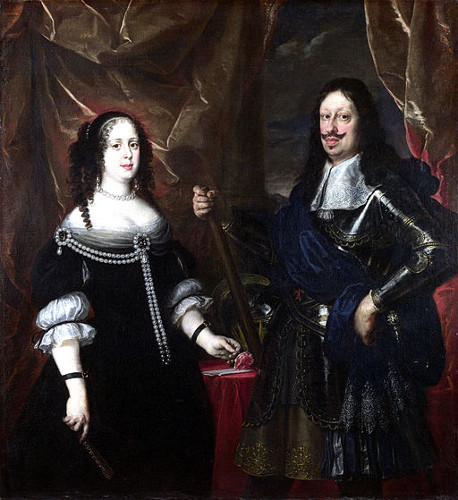 Grand duke Ferdinand II Medici and his wife Vittoria della Rovere